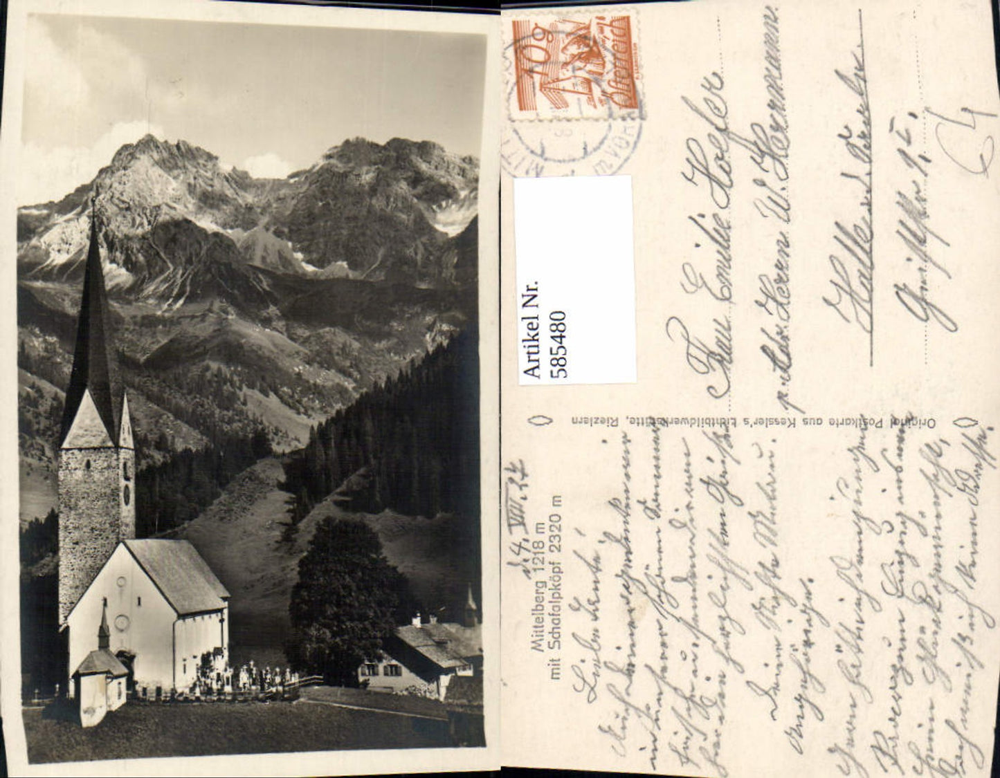 Alte Ansichtskarte – Old Postcard