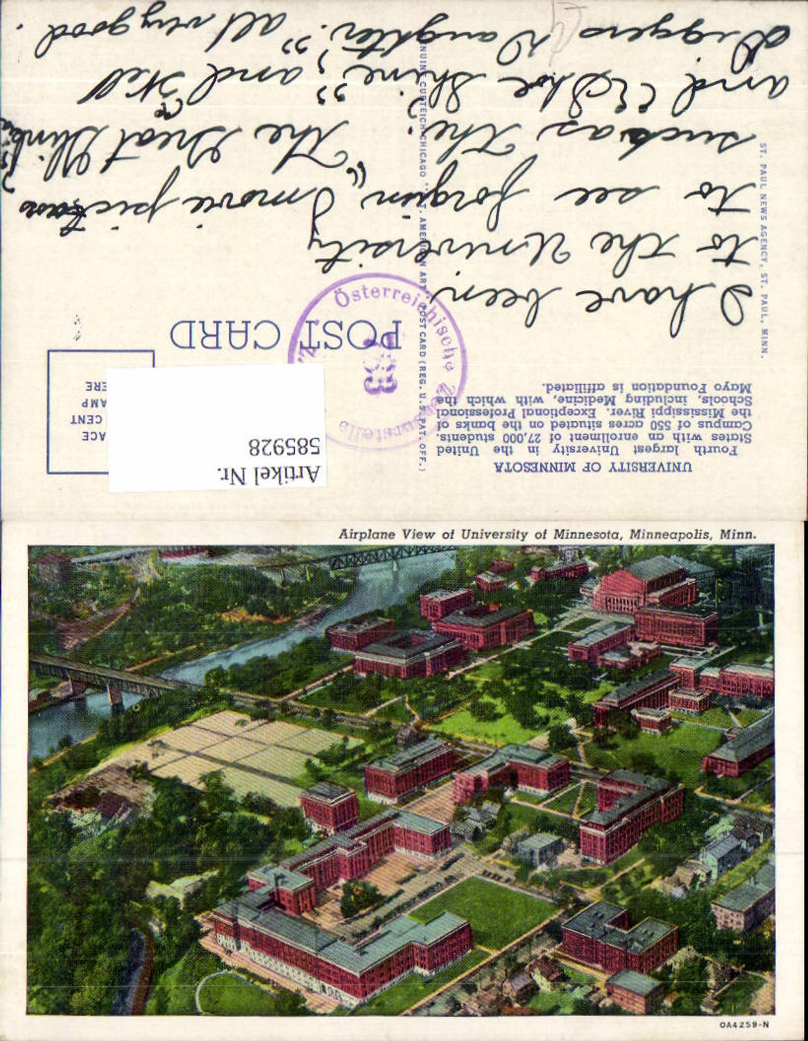 Alte Ansichtskarte – Old Postcard