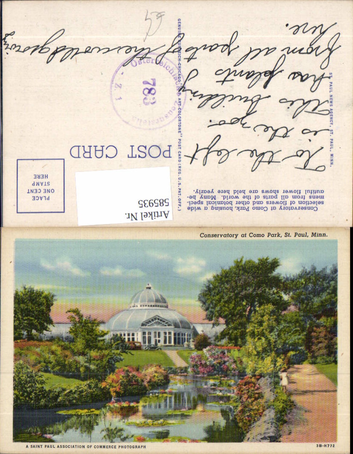 Alte Ansichtskarte – Old Postcard