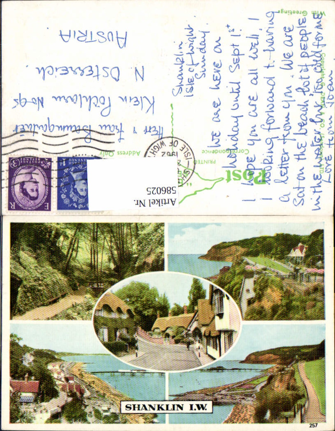 Alte Ansichtskarte – Old Postcard