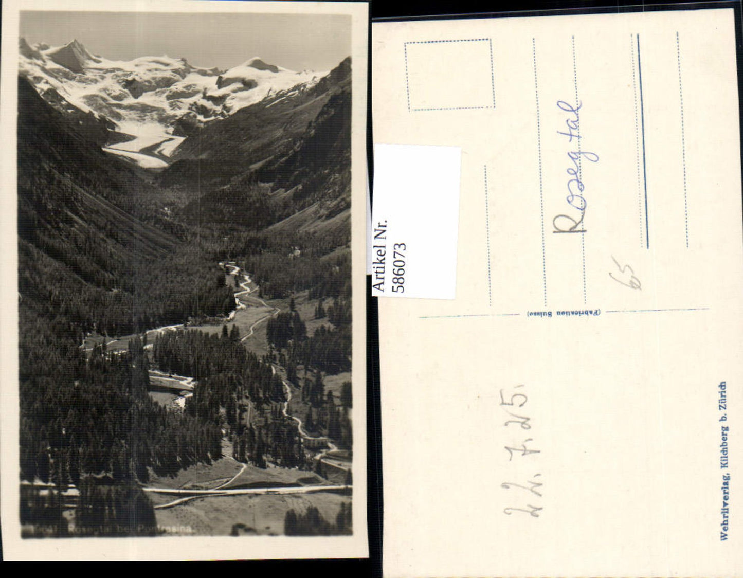 Alte Ansichtskarte – Old Postcard