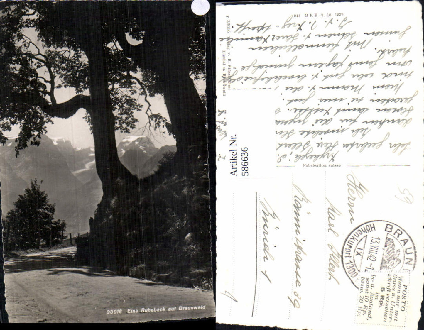 Alte Ansichtskarte – Old Postcard