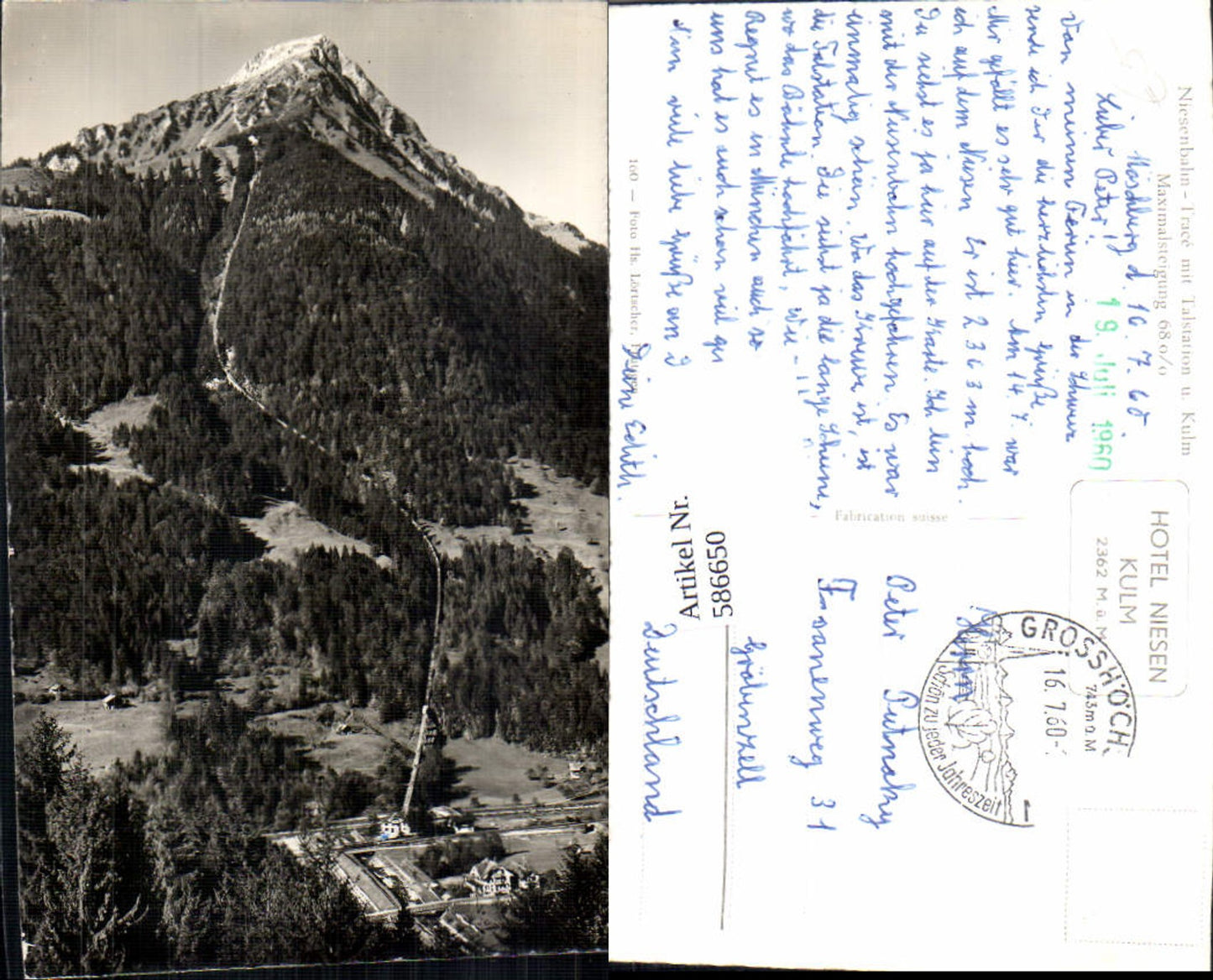 Alte Ansichtskarte – Old Postcard