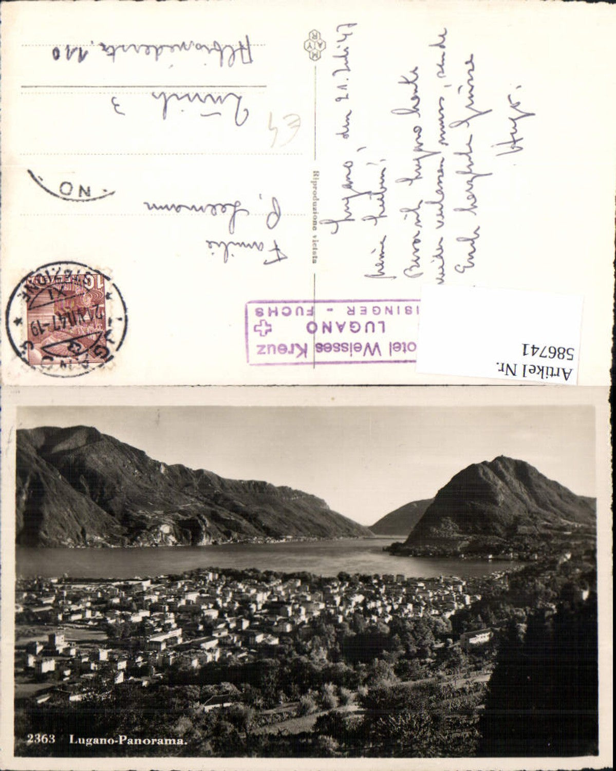 Alte Ansichtskarte – Old Postcard