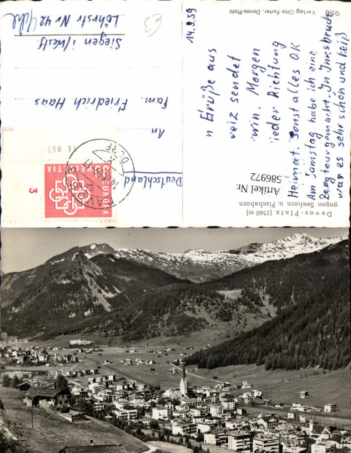 Alte Ansichtskarte – Old Postcard