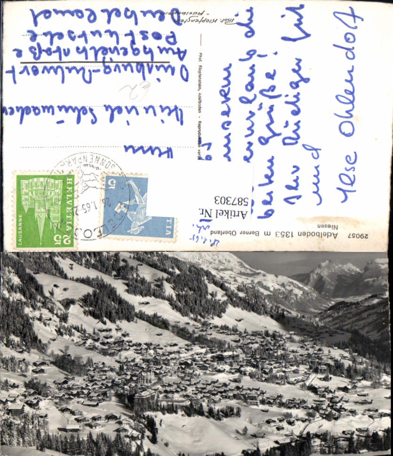 Alte Ansichtskarte – Old Postcard