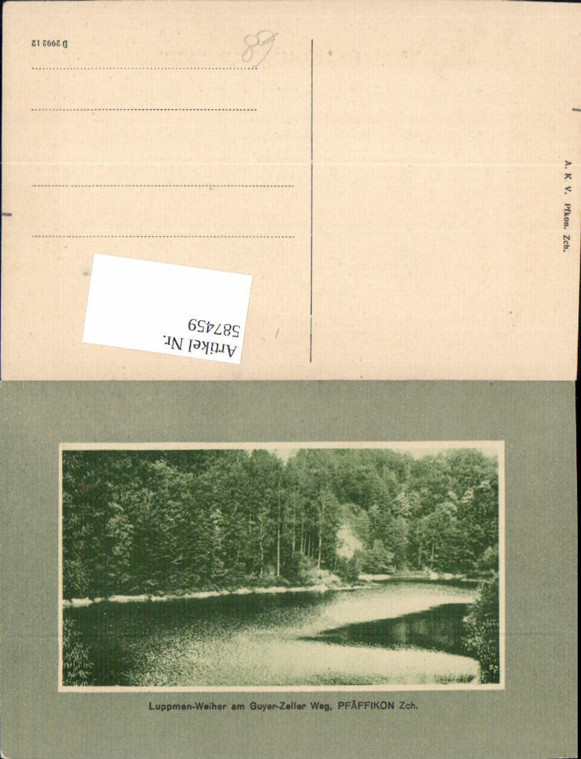 Alte Ansichtskarte – Old Postcard