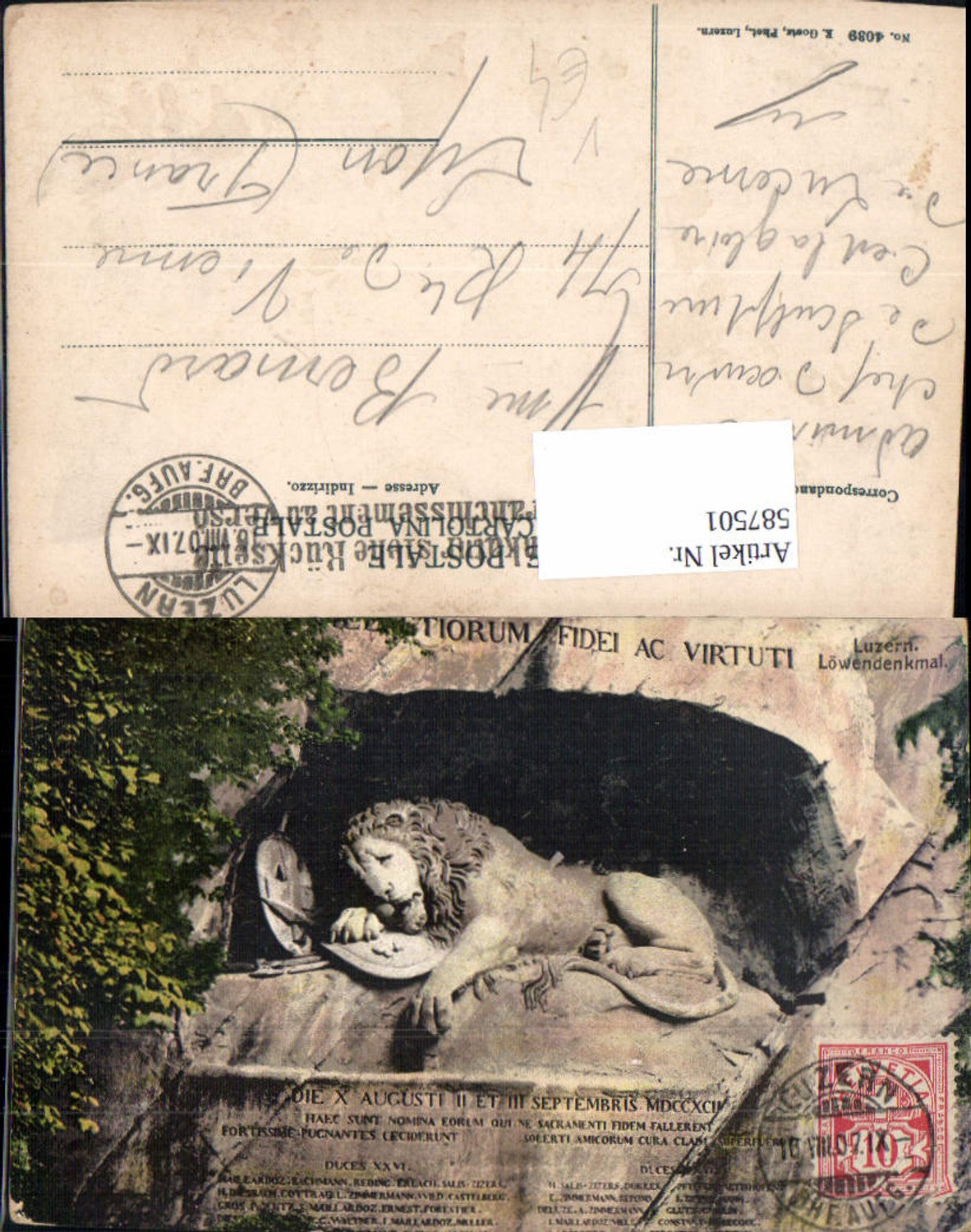 Alte Ansichtskarte – Old Postcard