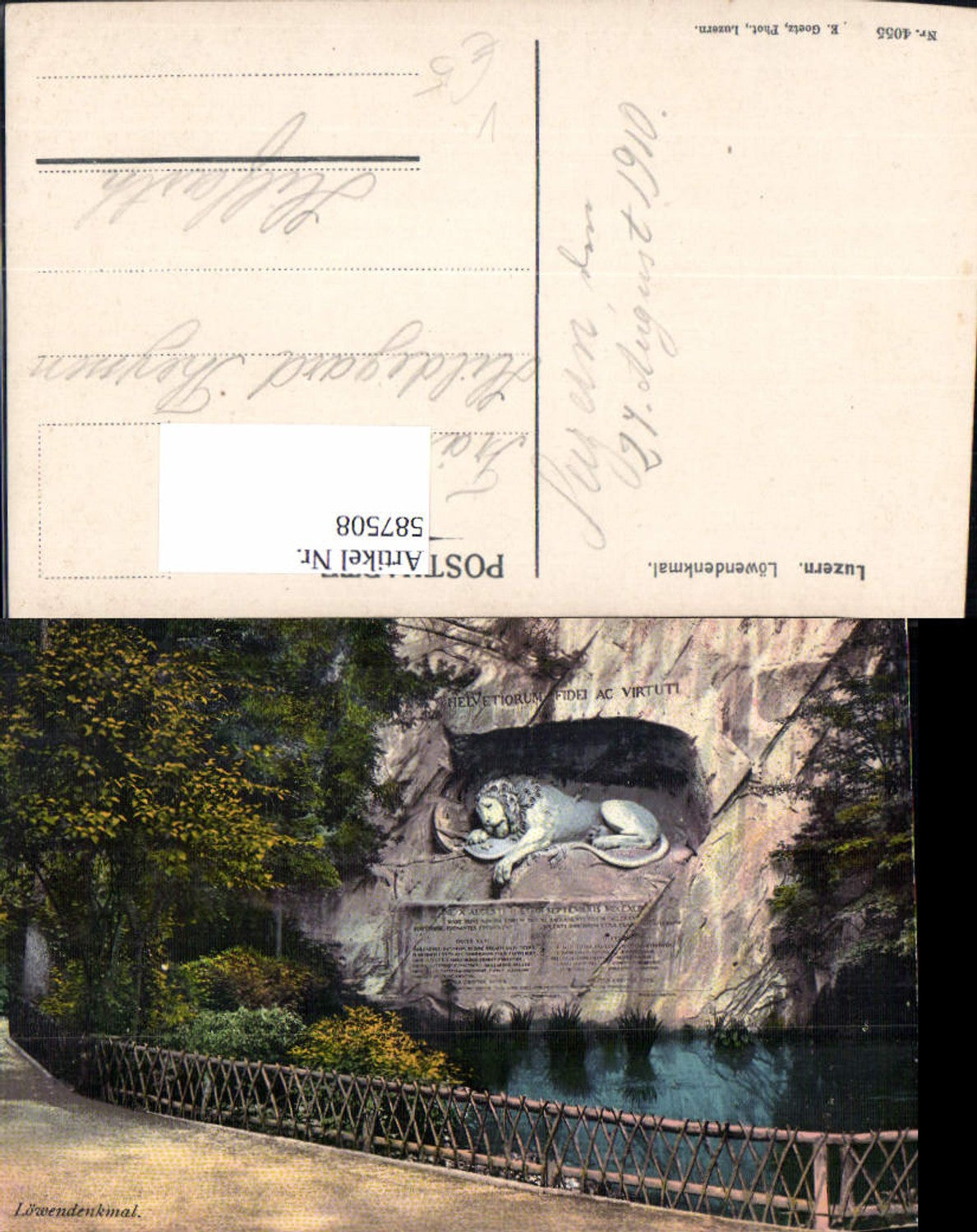 Alte Ansichtskarte – Old Postcard