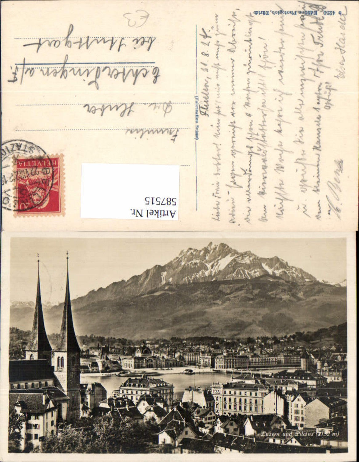 Alte Ansichtskarte – Old Postcard