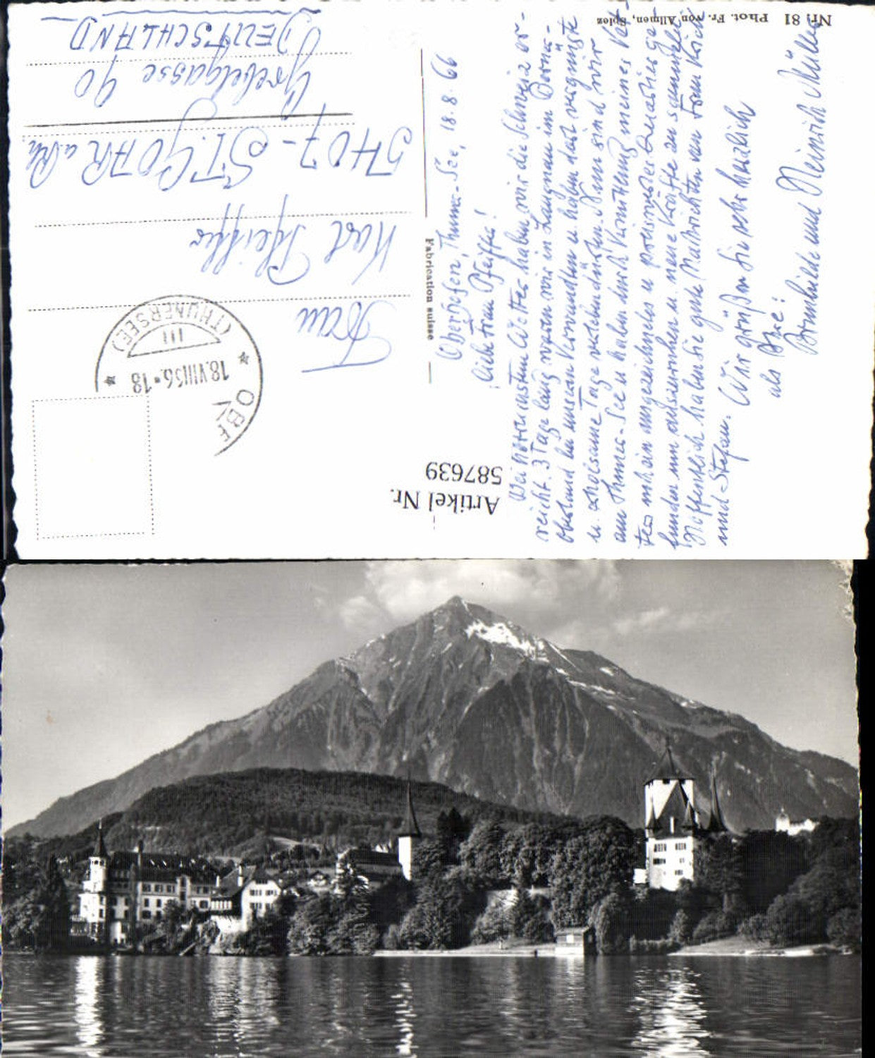 Alte Ansichtskarte – Old Postcard