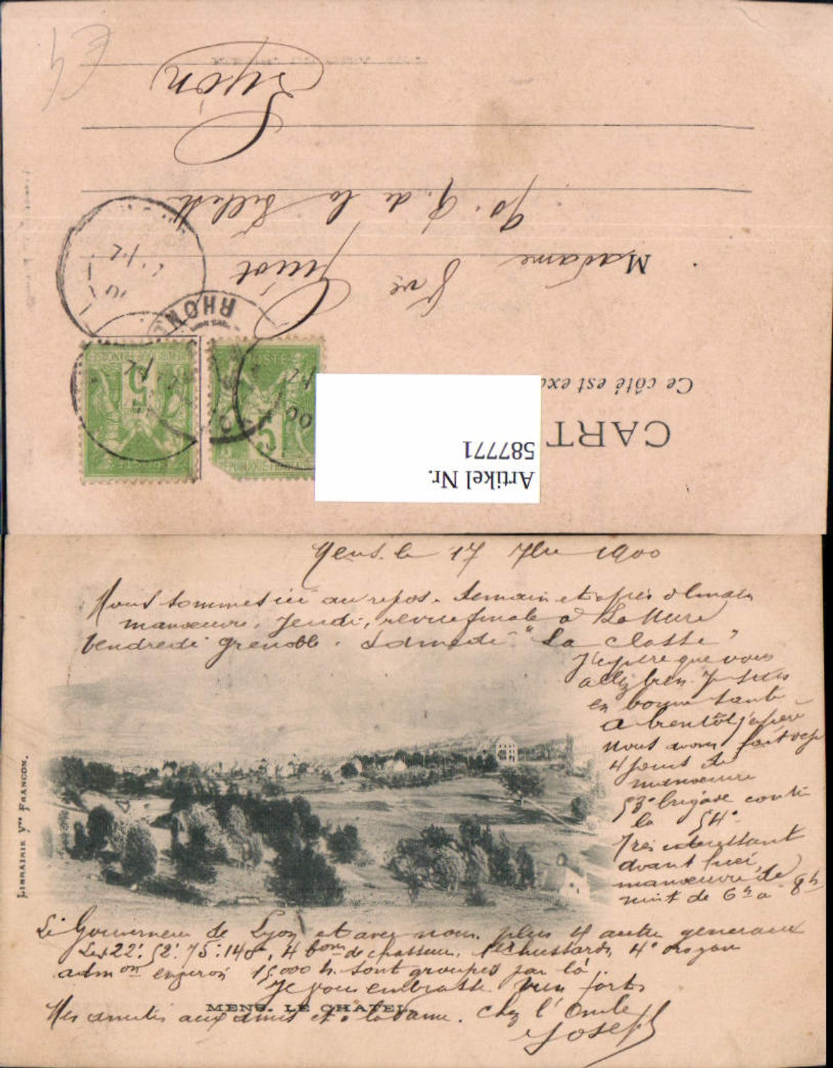 Alte Ansichtskarte – Old Postcard