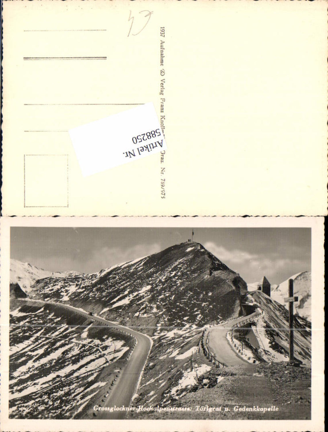 588250, Grossglockner High Alpine Road Heiligenblut Törlgrat Chapel