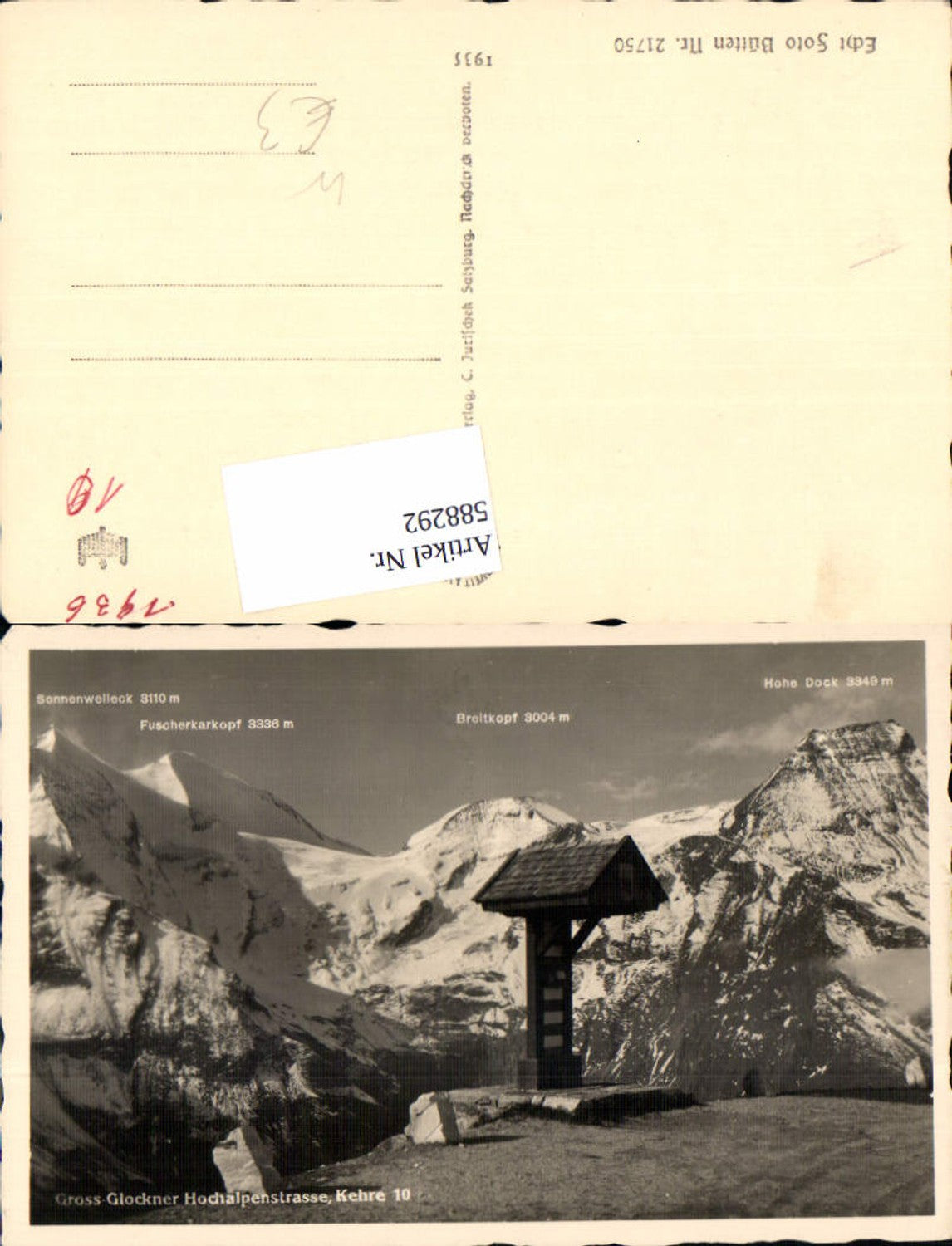 588292,Grossglockner Hochalpenstrasse Heiligenblut Kehre 10