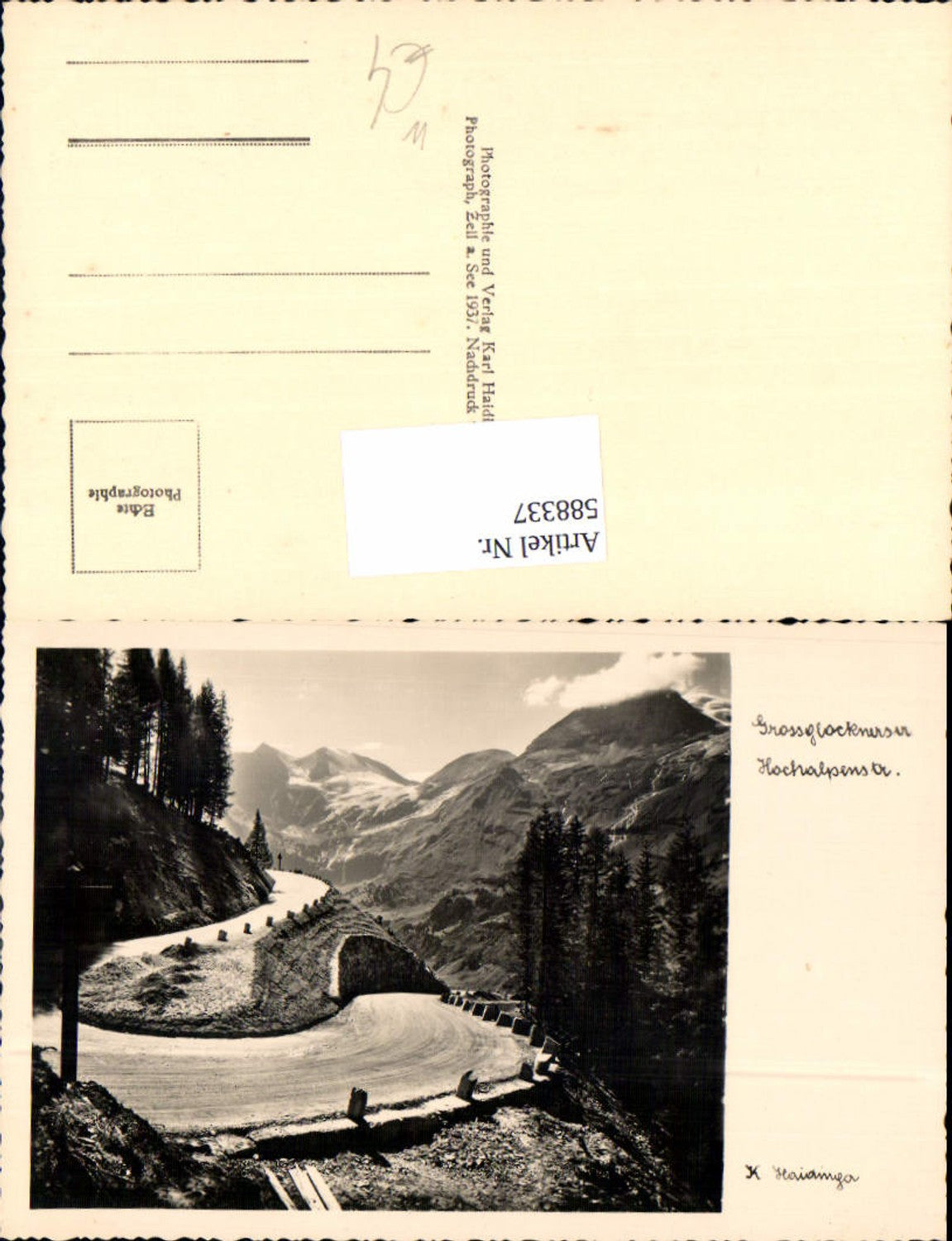 588337,Grossglockner Hochalpenstrasse Heiligenblut Kehre