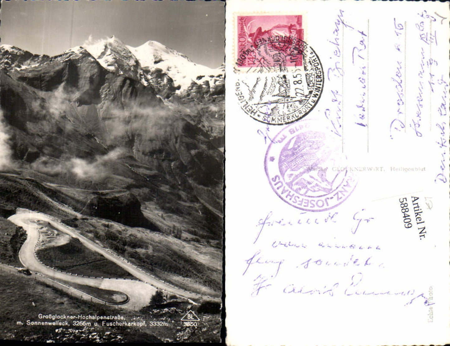 588409, Grossglockner High Alpine Road Heiligenblut Sonnenwelleck