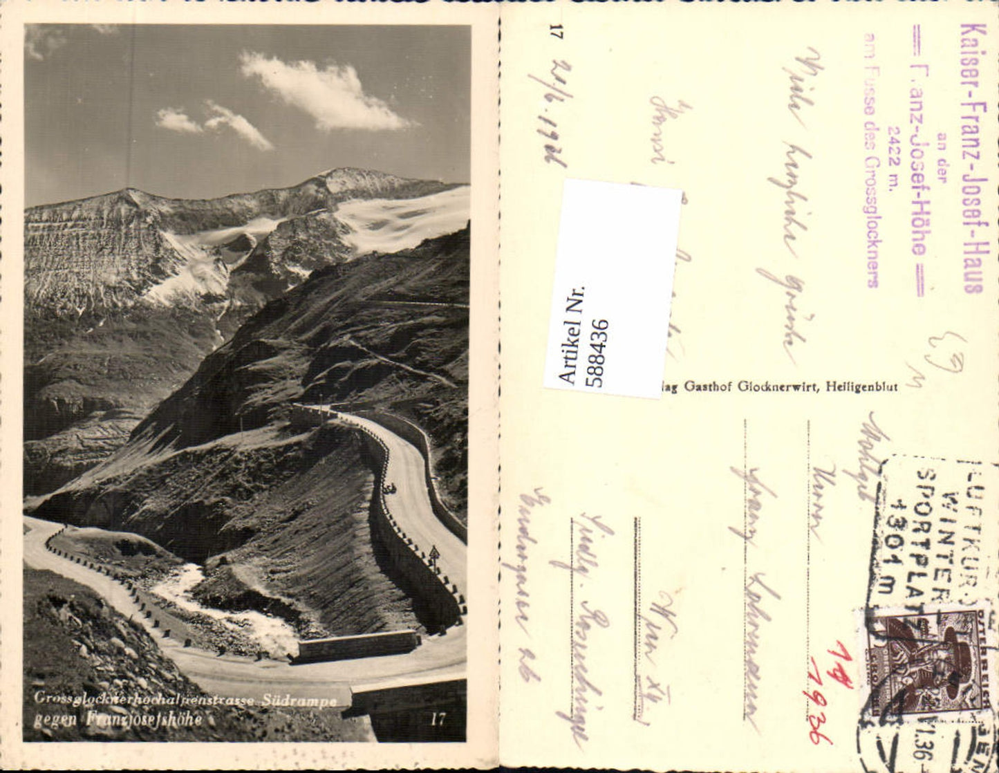 588436,Grossglockner Hochalpenstrasse Heiligenblut Südrampe