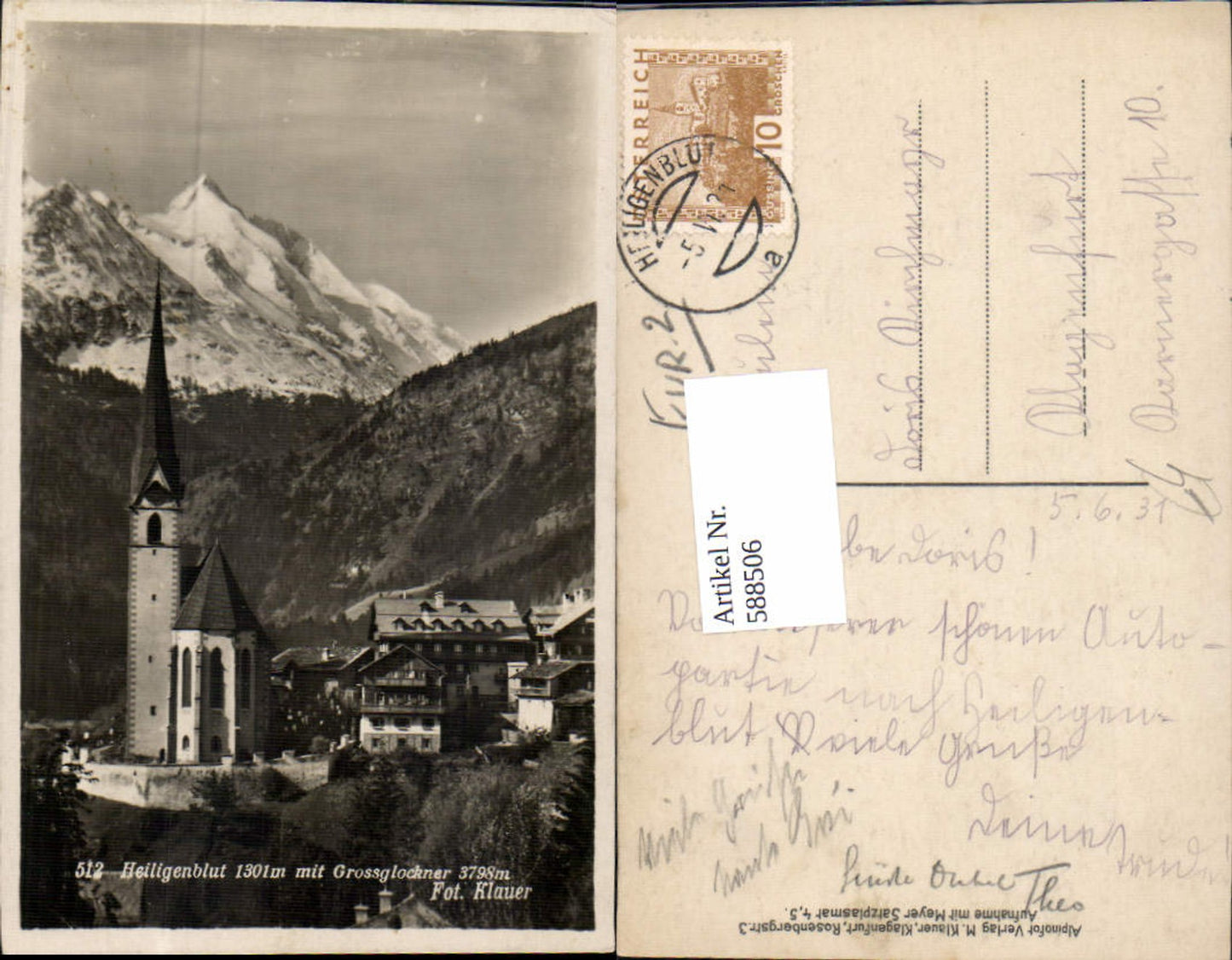588506,Heiligenblut am Grossglockner