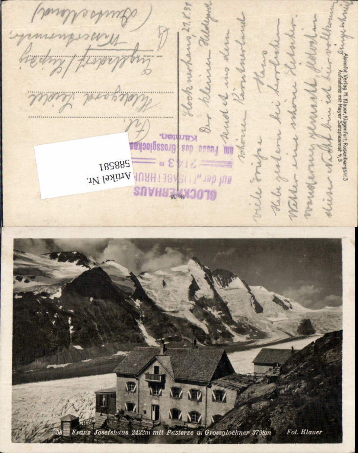 588581,Kaiser Franz Josef Haus Grossglockner Heiligenblut