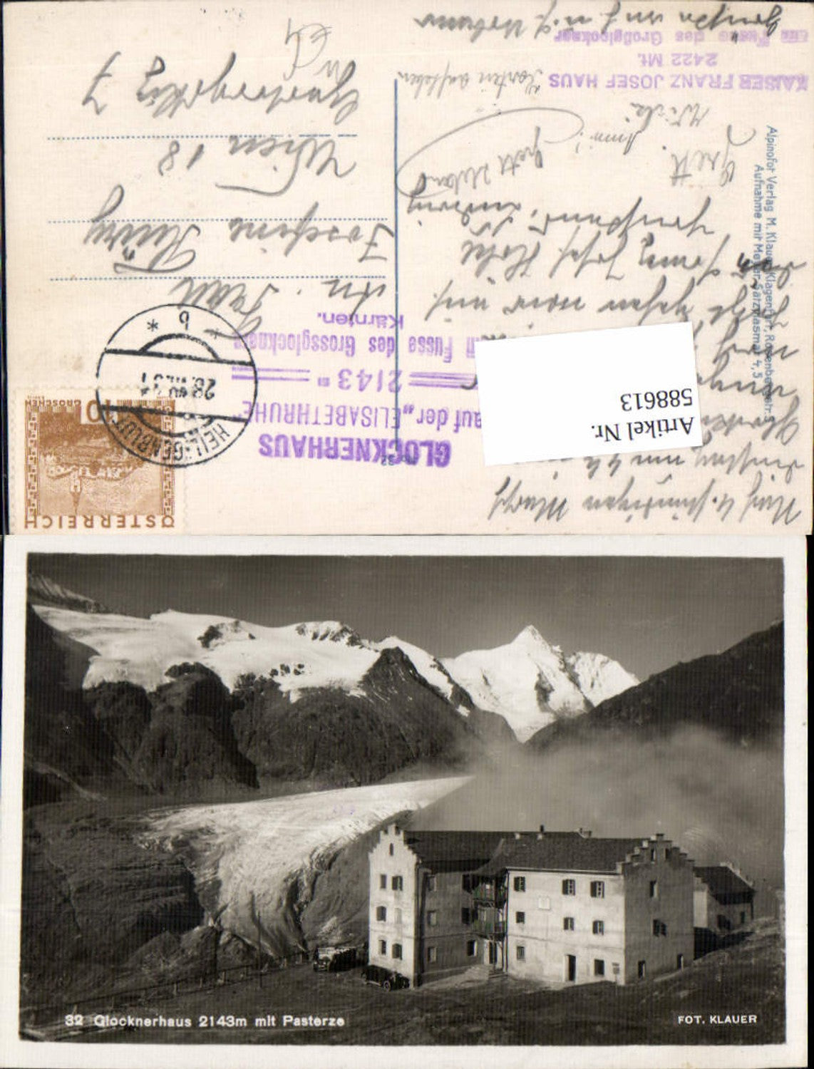 588613, Glocknerhaus am Grossglockner Heiligenblut Adlersruhe