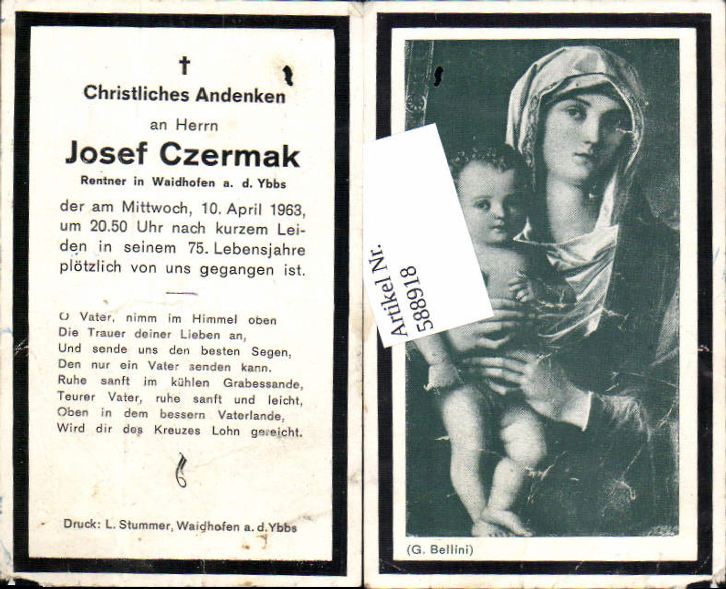 Alte Ansichtskarte – Old Postcard