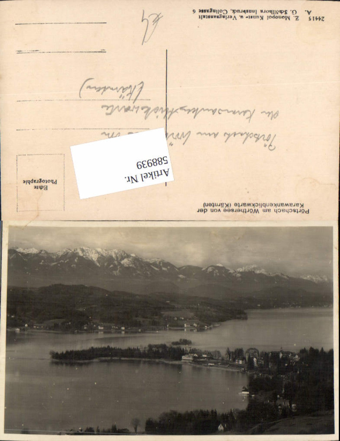 Alte Ansichtskarte – Old Postcard