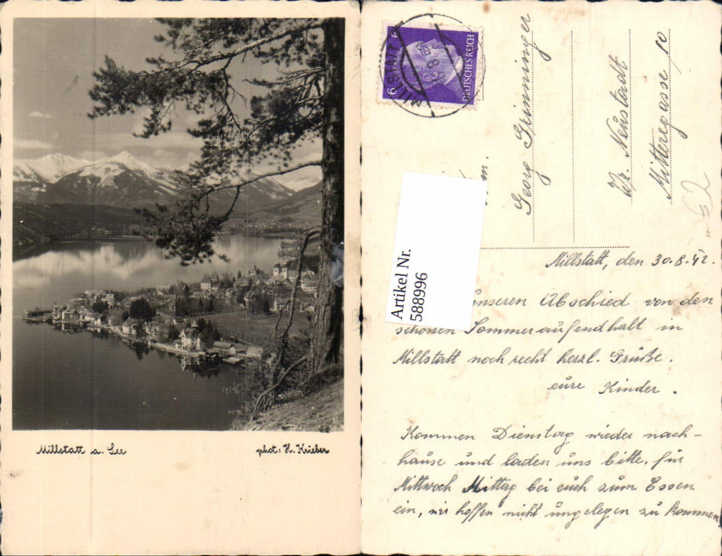 588996,Millstatt am See Millstättersee