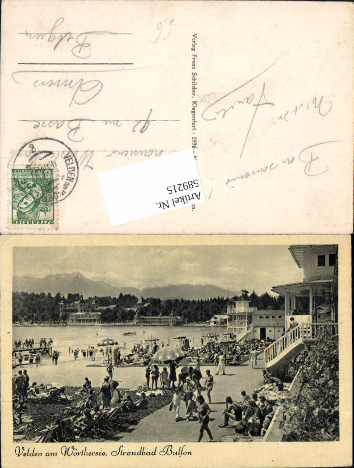 589215,Velden am Wörthersee Strandbad Bulfon