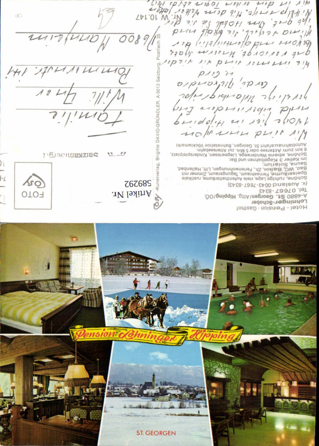 589292,Hipping bei St. Georgen im Attergau Lohninger Pension