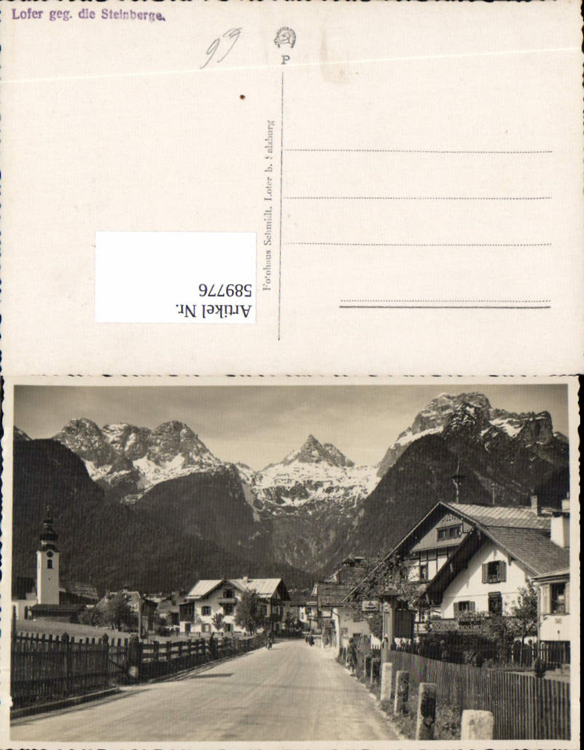 589776,Lofer Straßenpartie pub Schmidt