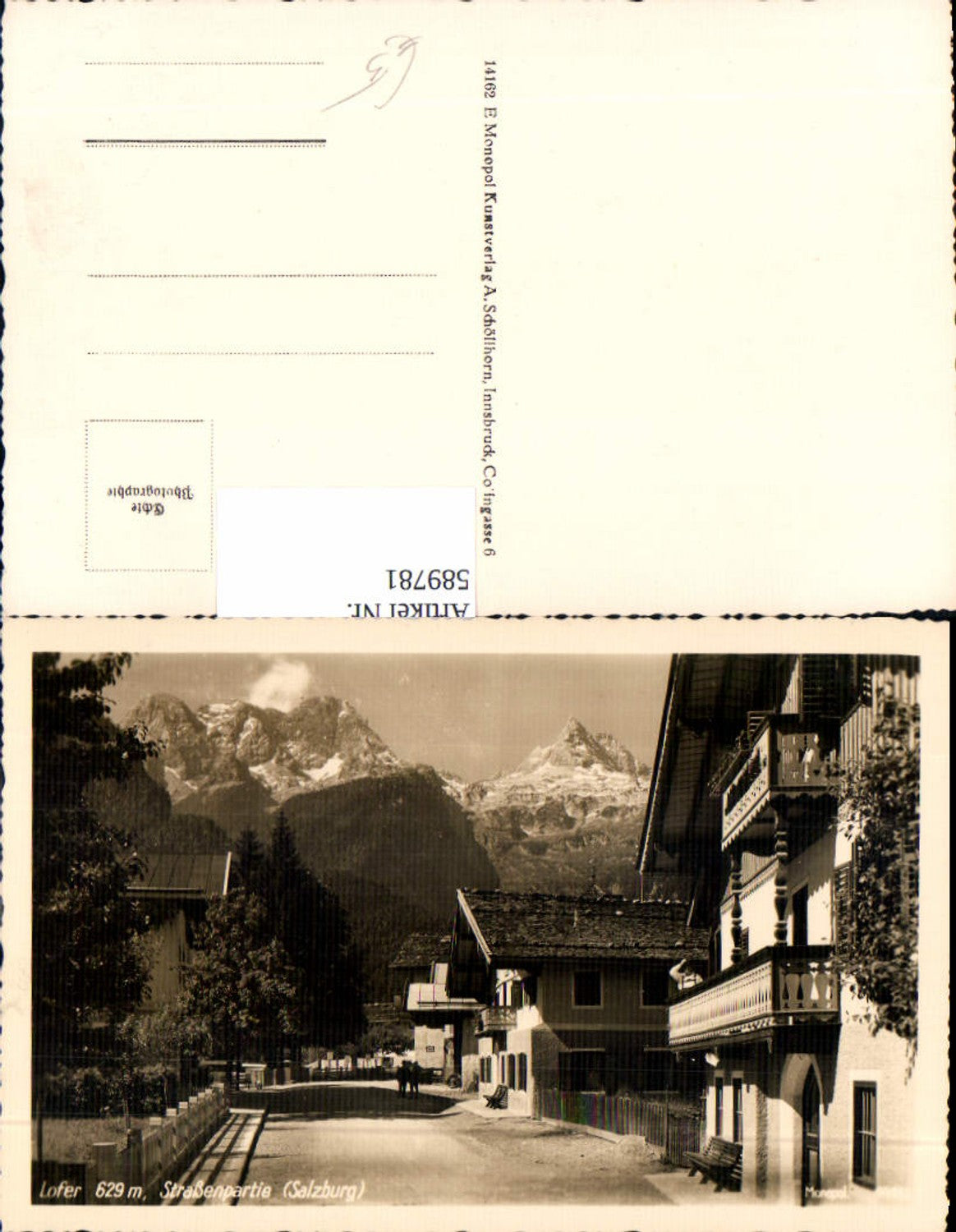 589781,Lofer Straßenansicht