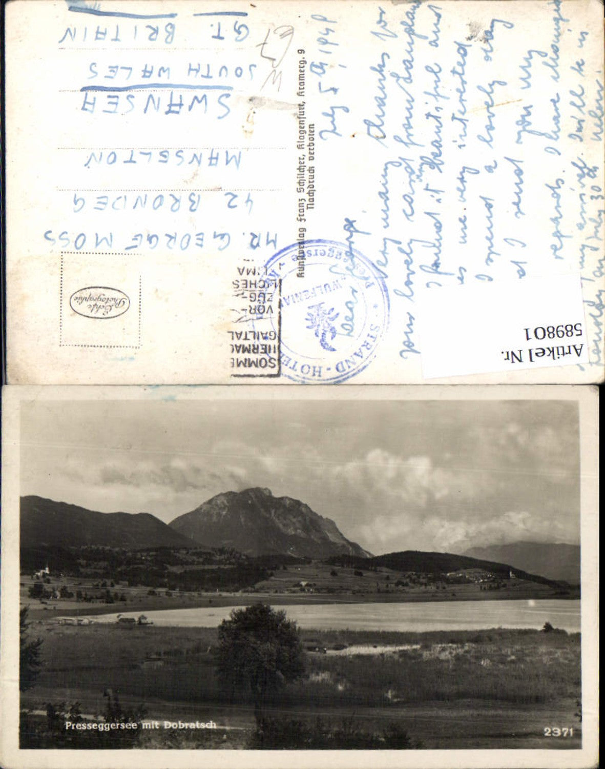Alte Ansichtskarte – Old Postcard