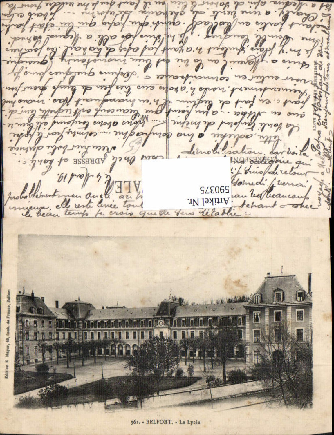 Alte Ansichtskarte – Old Postcard