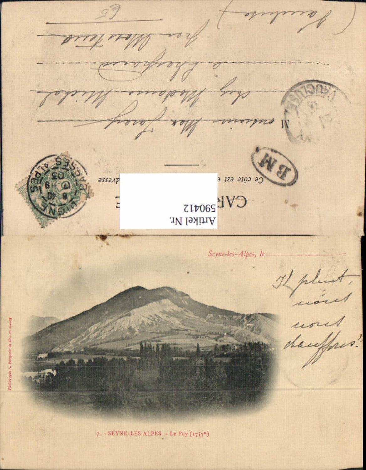 Alte Ansichtskarte – Old Postcard