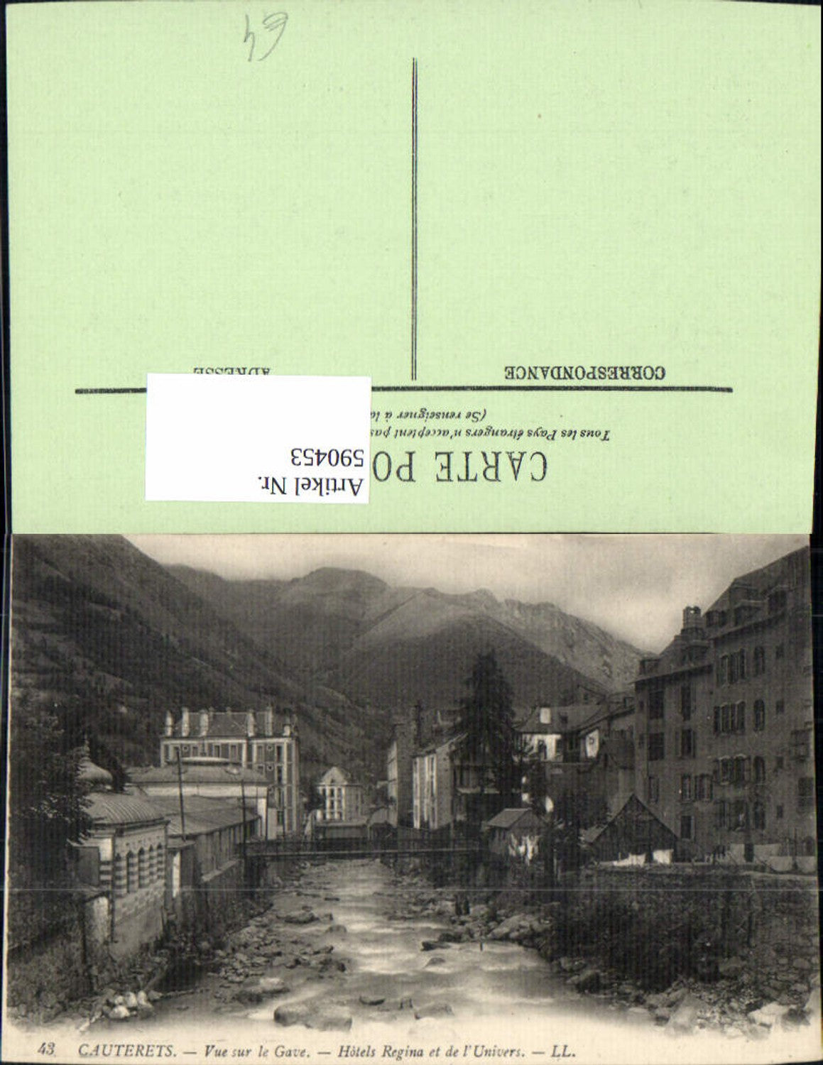 Alte Ansichtskarte – Old Postcard