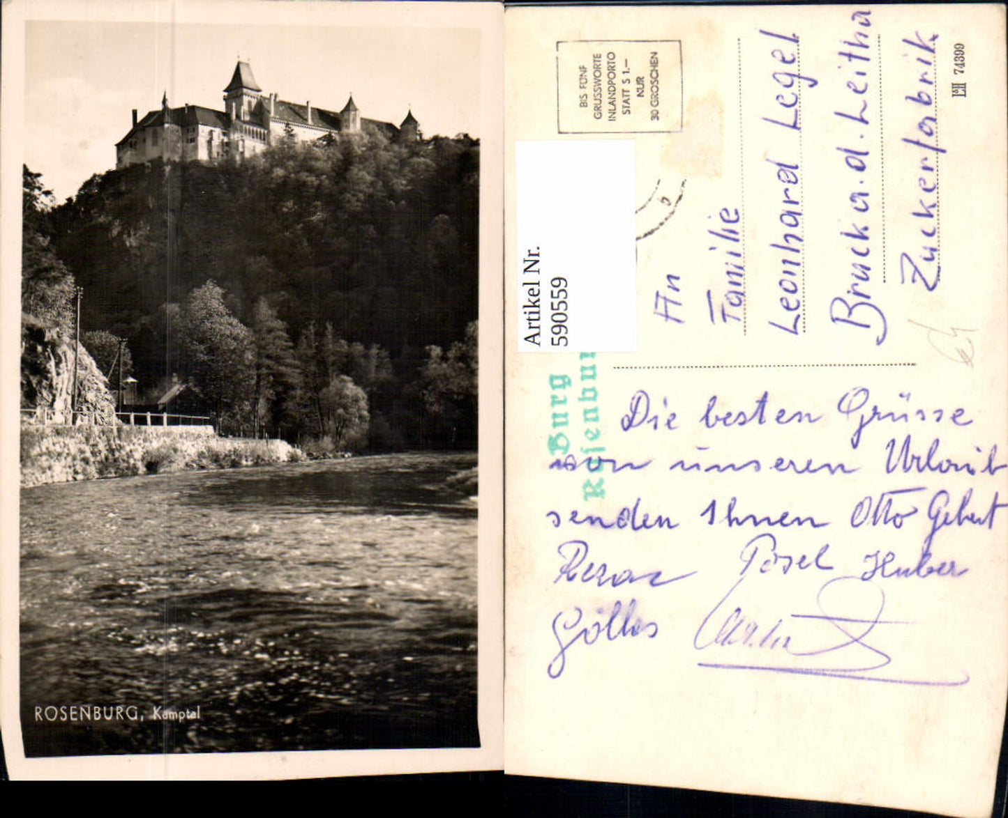 590559,Foto Ak Rosenburg i. Kamptal Schloss Rosenburg-Mold