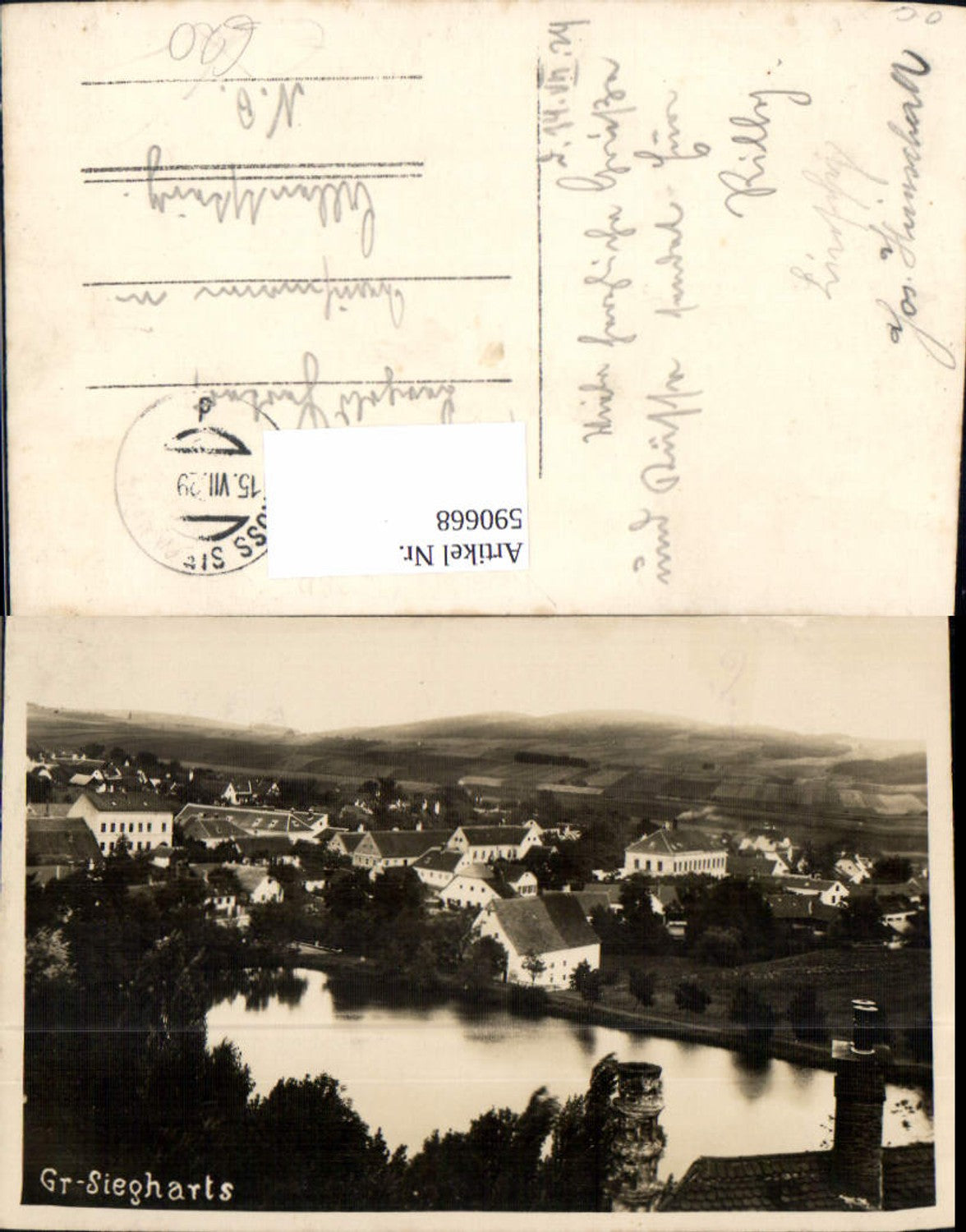 590668,Foto Ak Groß-Siegharts Ansicht