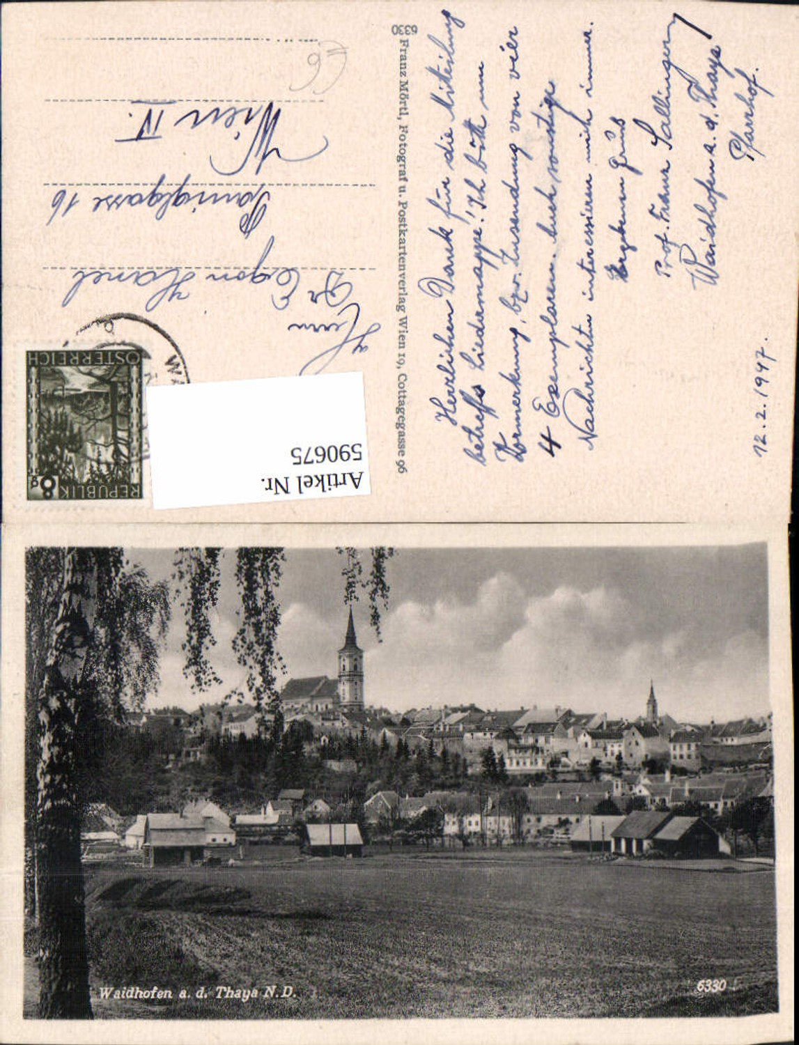 590675,Waidhofen an der Thaya Ansicht