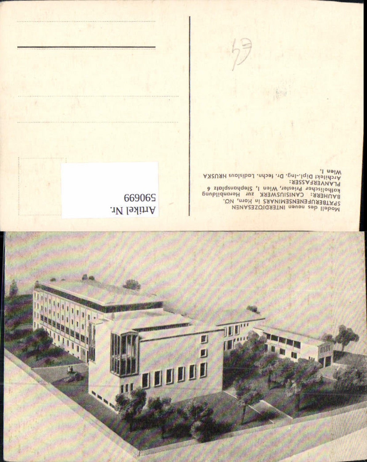 590699,Horn Modell Interdiözesanen Spätberufenenseminar Religion