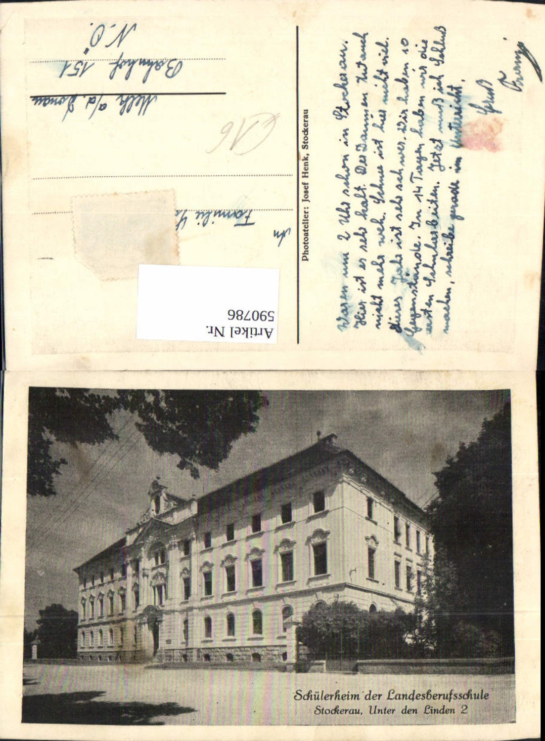 590786,Schülerheim d. Landesberufsschule Stockerau