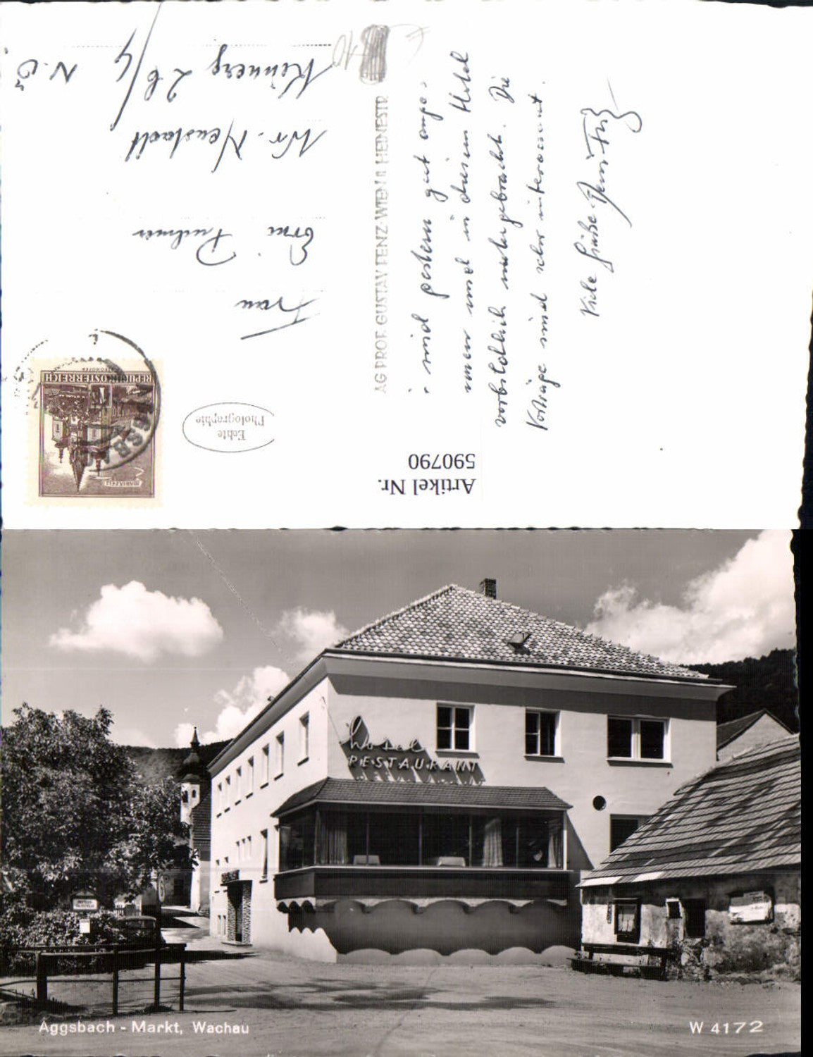 590790,Foto Ak Aggsbach Markt Aggsbach