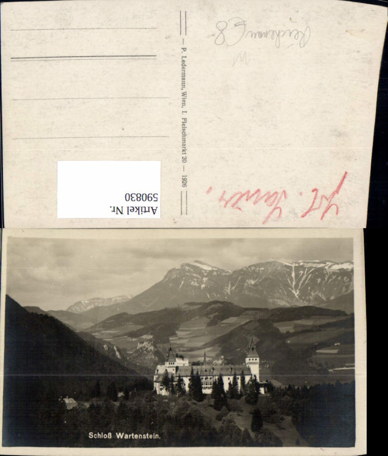 590830,Schloss Wartenstein Raach am Hochgebirge