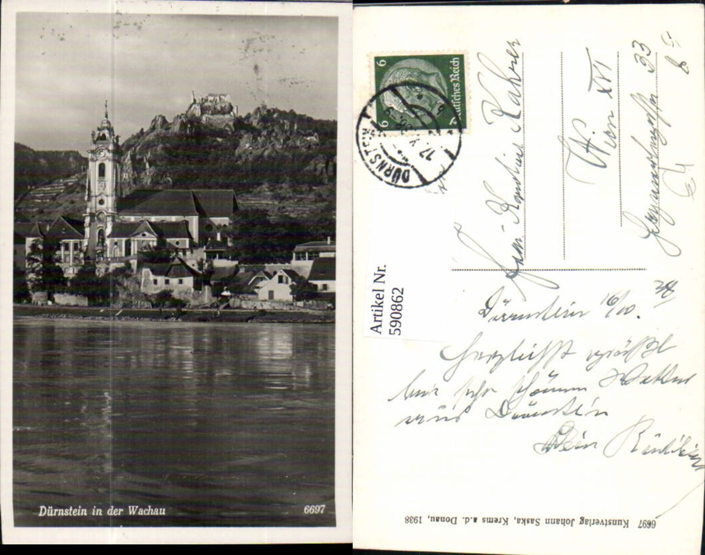 590862,Foto Ak Dürnstein Wachau