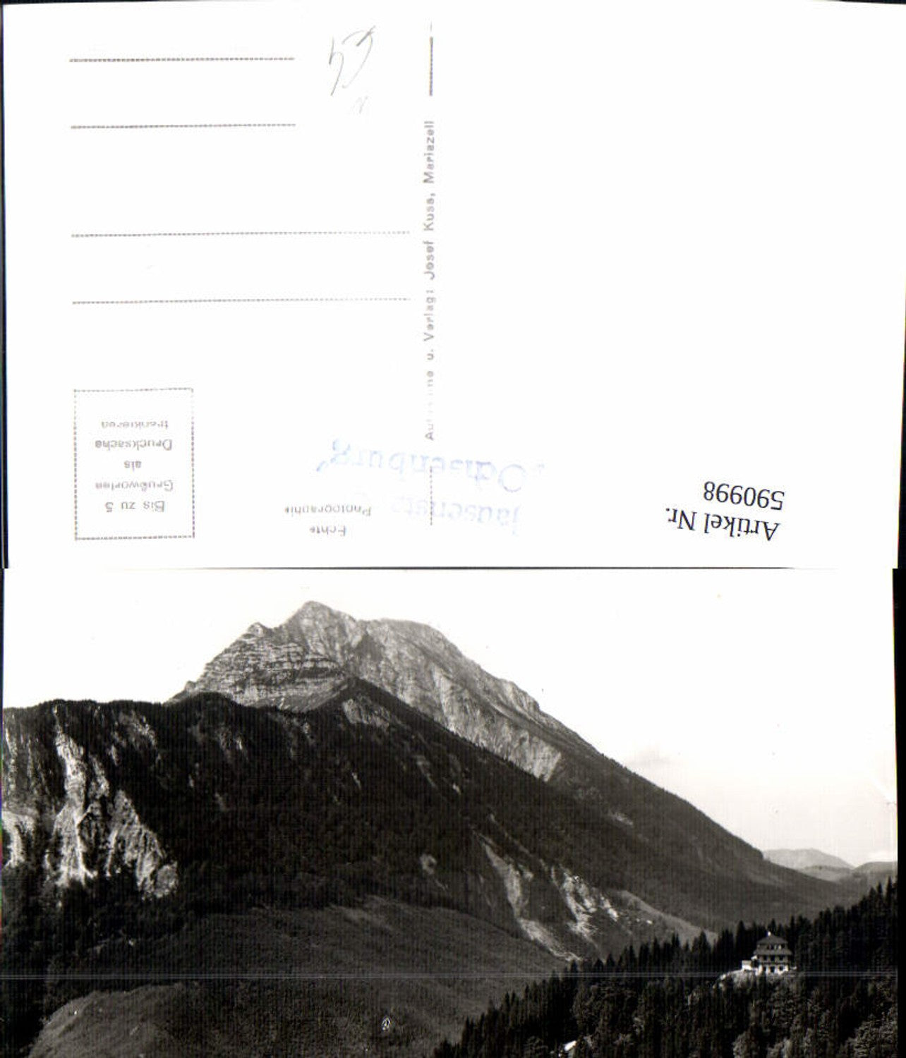 590998,Foto Ak Puchenstuben Gösing a. d. Mariazellerbahn Ochsenburg