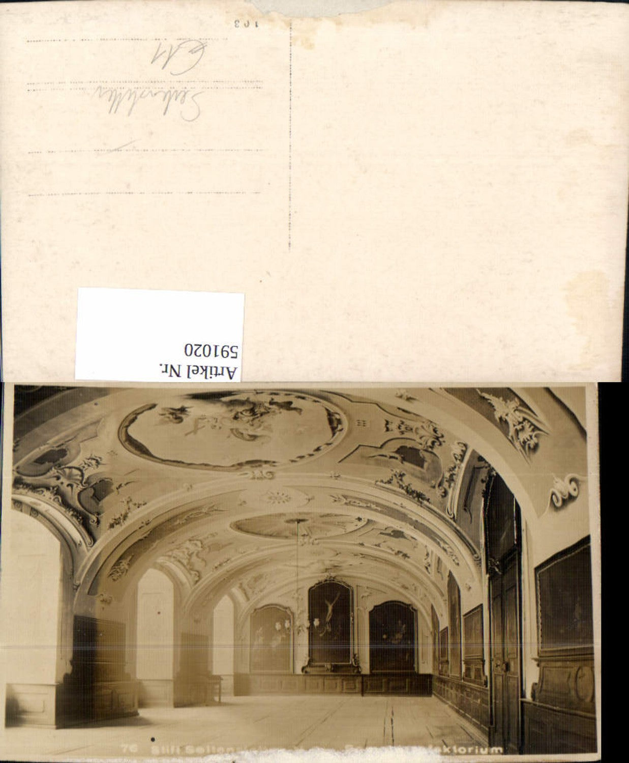 591020,Foto Ak Seitenstetten Stift Seitenstetten Innenansicht