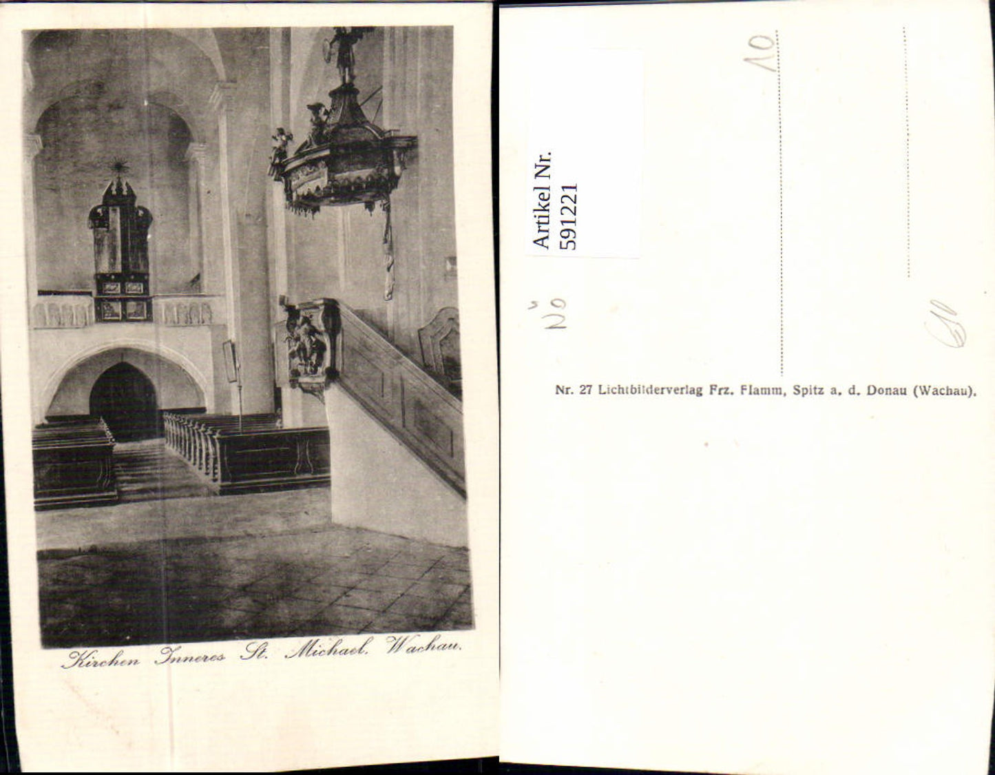 591221,St Michael Wachau Innen Kirche Weißenkirchen in der Wachau