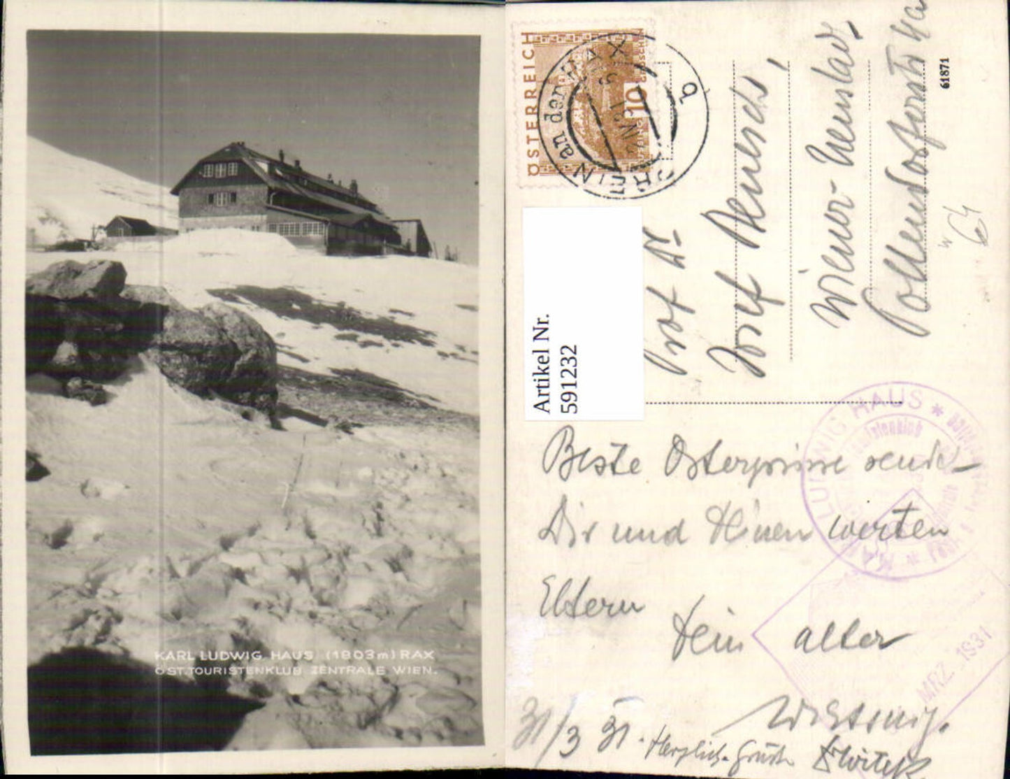 Alte Ansichtskarte – Old Postcard