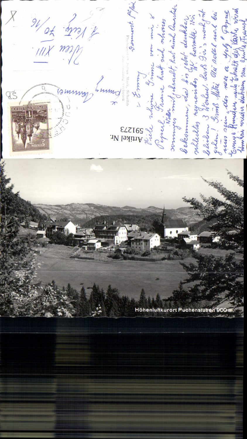 591273,Foto Ak Puchenstuben Ansicht