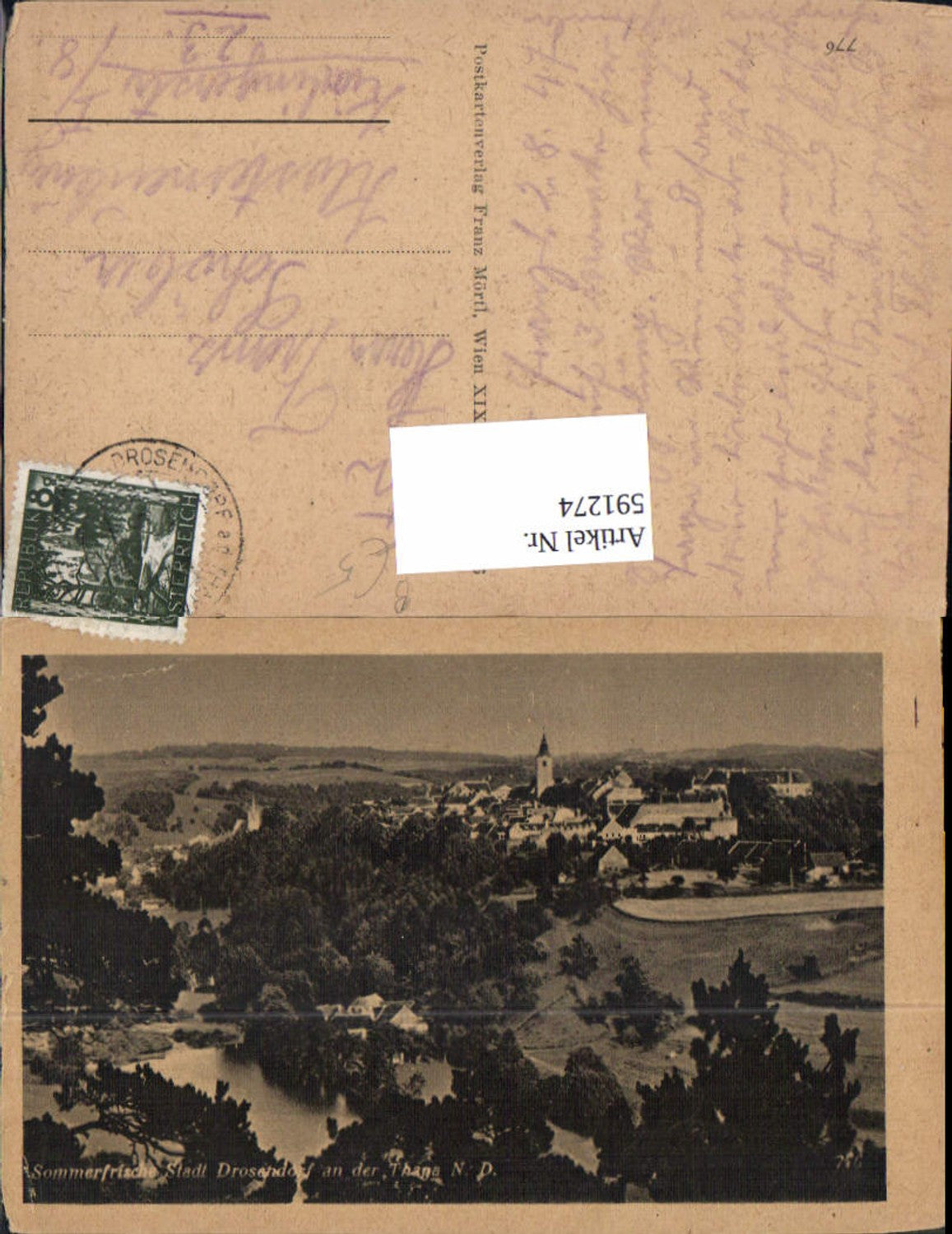 591274,Drosendorf-Zissersdorf Drosendorf a. d. Thaya Totale