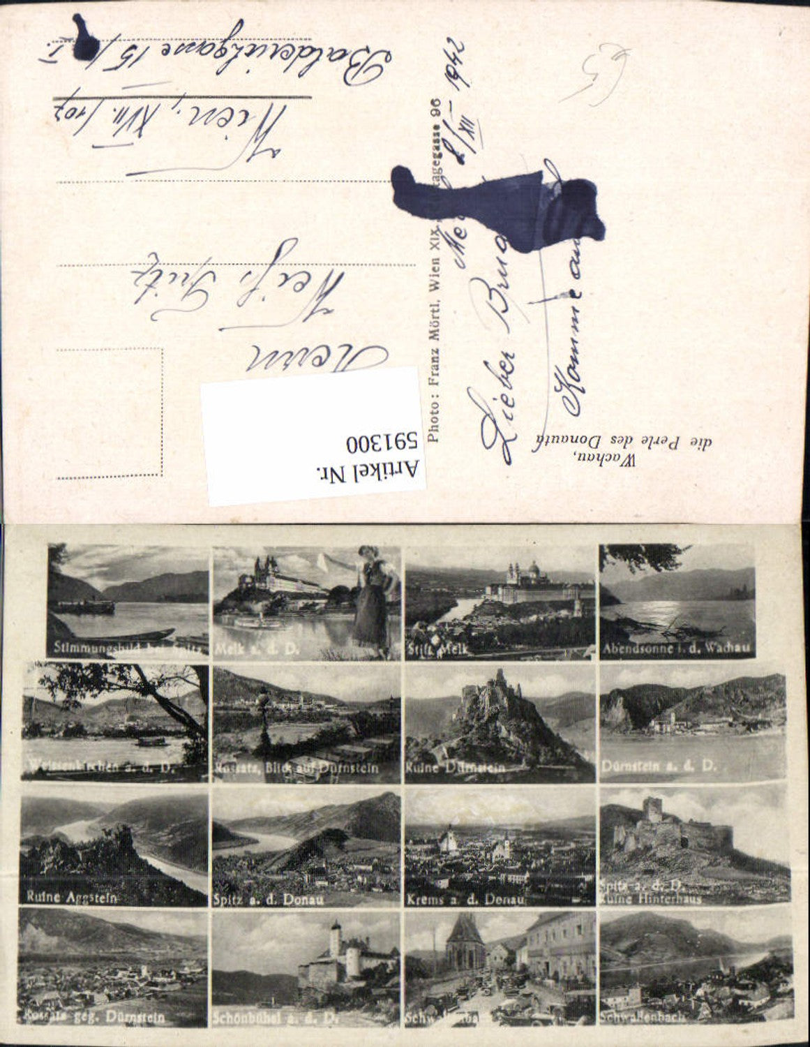 591300,Mehrbild Ak Krems Dürnstein Spitz a. d. Donau Wachau